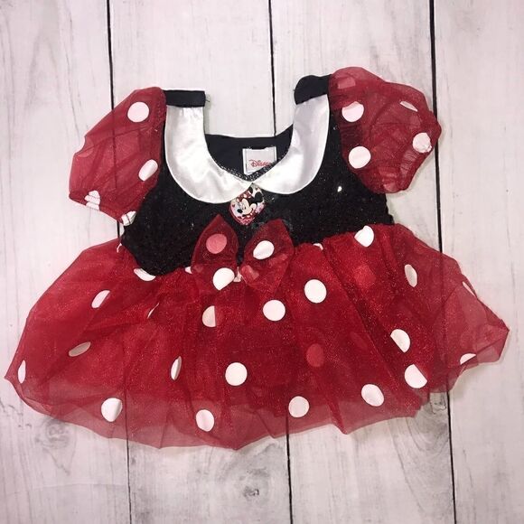 NEW! Disney Costume Minnie Mouse Dress 12 Months - Picture 2 of 9